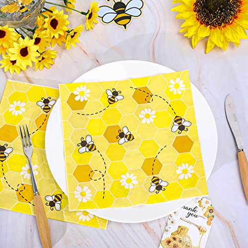servilletas decorativas para el Día Mundial de las Abejas