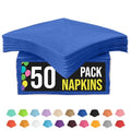 servilletas desechables azul marino para fiestas