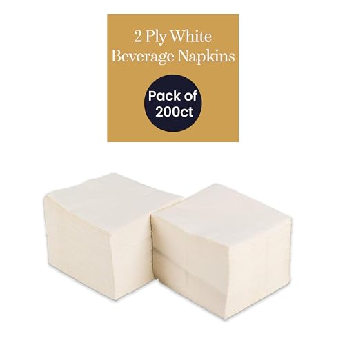 servilletas desechables blancas para cocktails