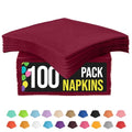 servilletas desechables burgundy para fiestas