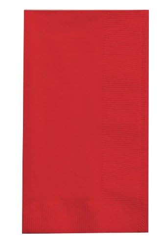 servilletas desechables color rojo clásico