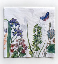 servilletas desechables con diseño de mariposa