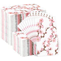 servilletas desechables con diseño floral