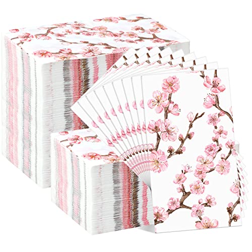 servilletas desechables con diseño floral