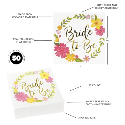 servilletas desechables con diseño floral