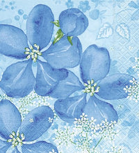 Servilletas desechables con diseño floral