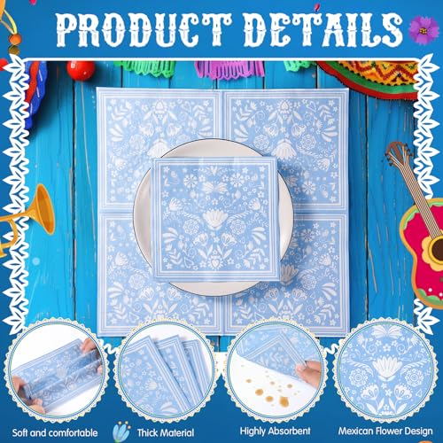 Servilletas desechables con diseño mandala
