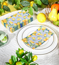 servilletas desechables de limones