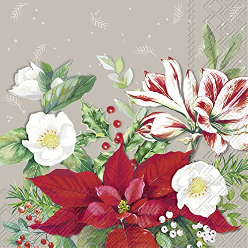 Servilletas desechables de papel navideñas