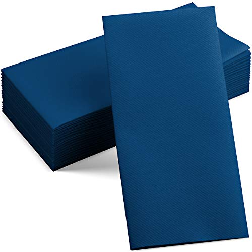 servilletas desechables de tela azul