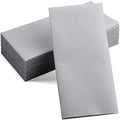 servilletas desechables de tela gris
