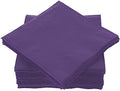 servilletas desechables morado oscuro para fiestas