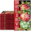 servilletas desechables navideñas color rojo