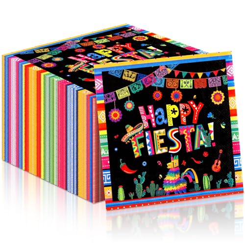 servilletas desechables para fiesta coloridas
