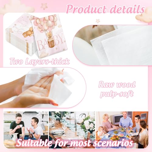 servilletas desechables para fiesta de revelación