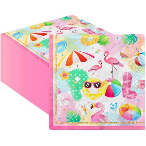 servilletas desechables para fiesta tropical