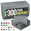 servilletas desechables plateadas para fiestas
