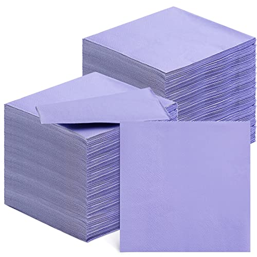 servilletas desechables púrpura claro