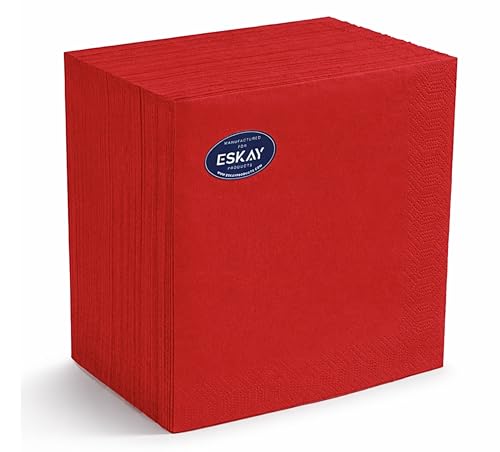 servilletas desechables rojas para fiestas