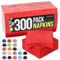 servilletas desechables rojas para fiestas
