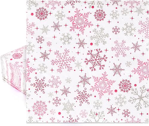 Servilletas desechables rosa para fiestas
