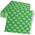 servilletas desechables verdes San Patricio