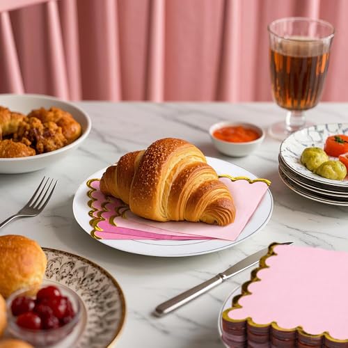 servilletas escallopadas para eventos especiales