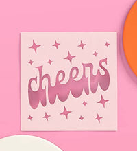 servilletas Fetti Cheers para mesa nupcial