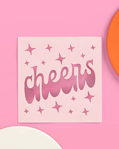 servilletas Fetti Cheers para mesa nupcial