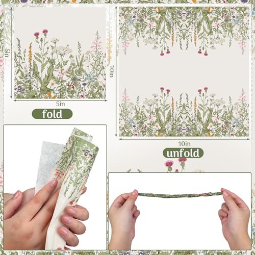 Servilletas florales ideales para bodas