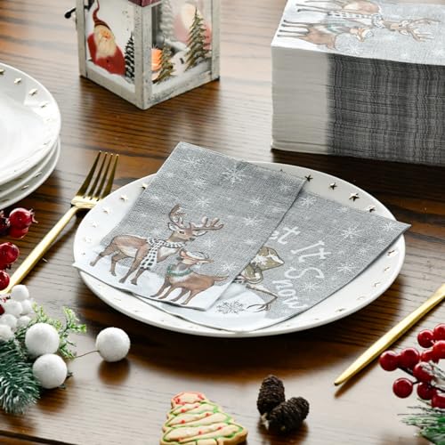 servilletas grises para fiestas elegantes