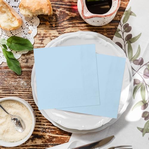 servilletas Horaldaily color azul para eventos