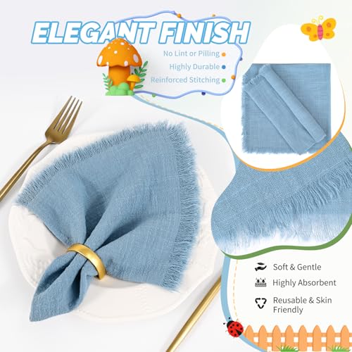 servilletas lavables de algodón suave