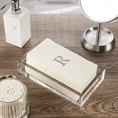 servilletas monogramadas para decoración de mesa