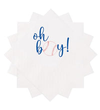 servilletas para baby shower Oh Boy