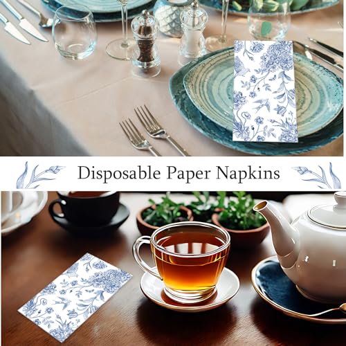 servilletas para baño con diseño floral