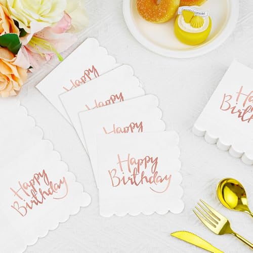 servilletas para fiestas de cumpleaños elegantes
