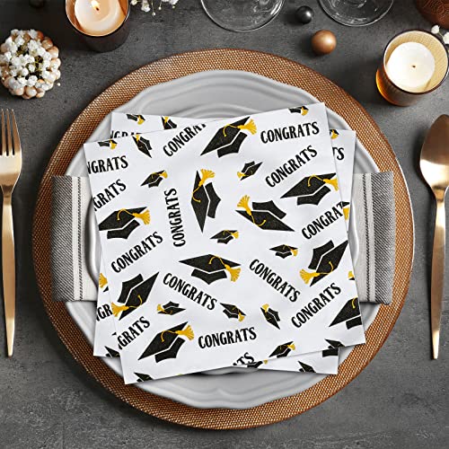 servilletas para mesa de graduación moderna