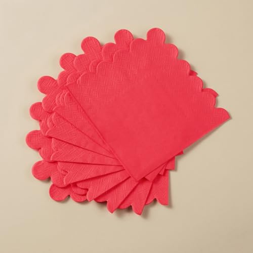 servilletas rojas ideales para cumpleaños