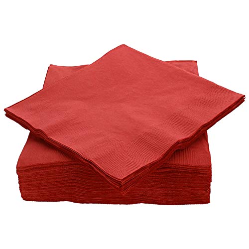 servilletas rojas para fiestas