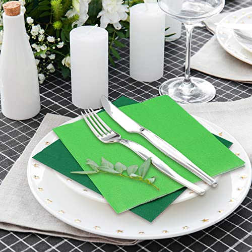 servilletas verdes Whaline para cumpleaños