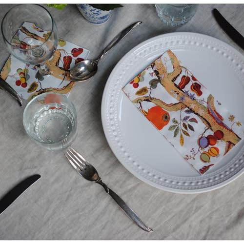 servilletas vintage con granadas