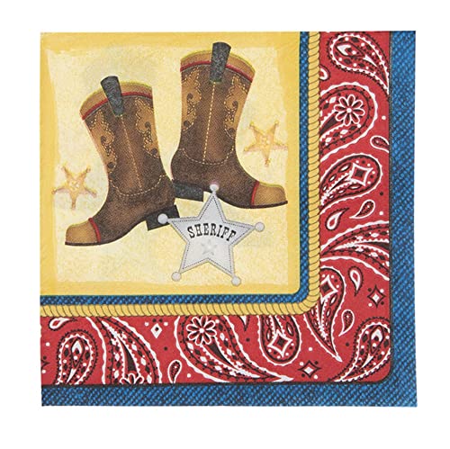 servilletas western para fiestas temáticas
