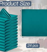 set de 24 servilletas cuadradas elegantes