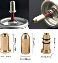 set de adaptadores reutilizables de latón
