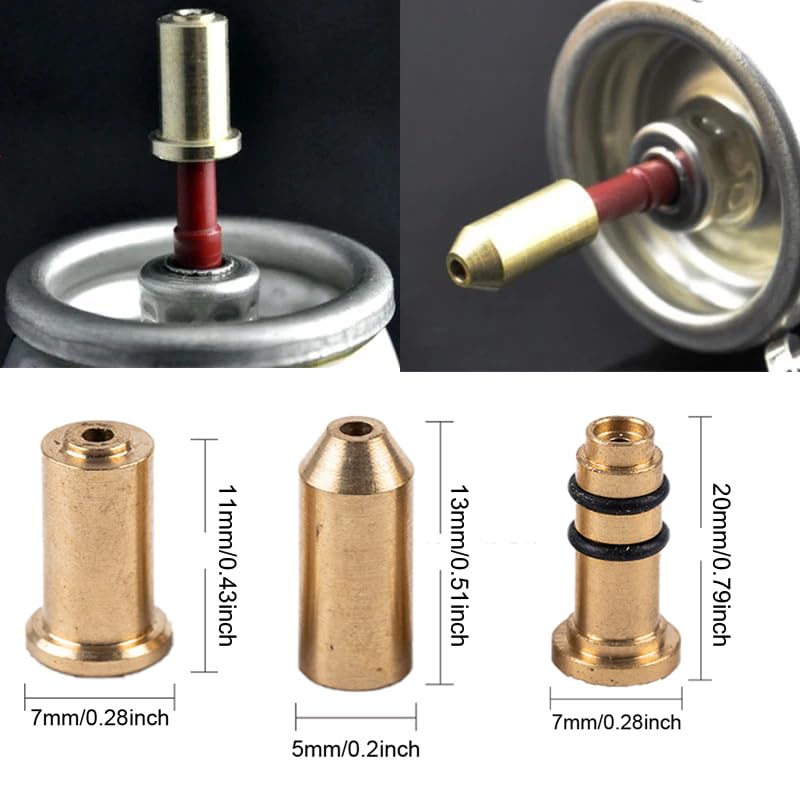 set de adaptadores reutilizables de latón