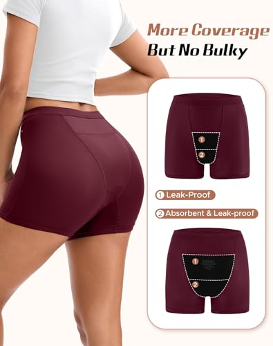 set de boxers menstruales para días de flujo