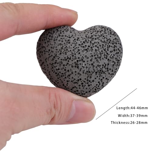 Set de piedras en forma de corazón