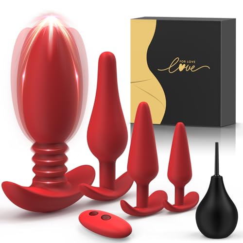 Set de plug anal vibrador Linsecn