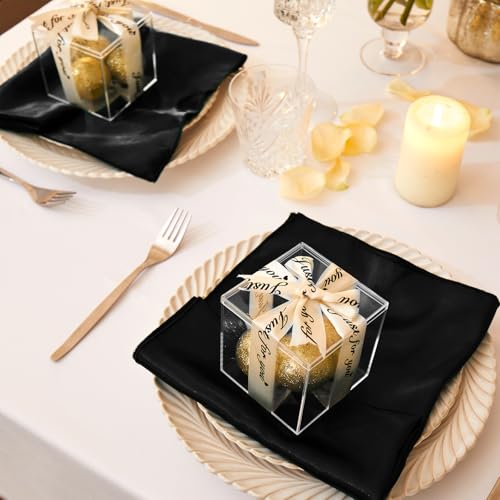 set de servilletas negras para bodas